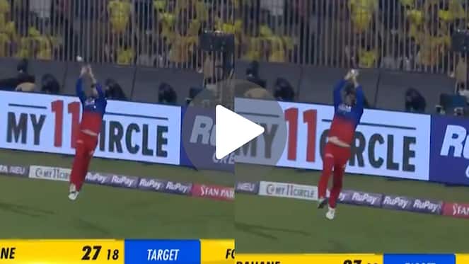 [Watch] Glenn Maxwell's Flying 'Catch Of The Match' Sends In-Form Ajinkya Rahane Packing